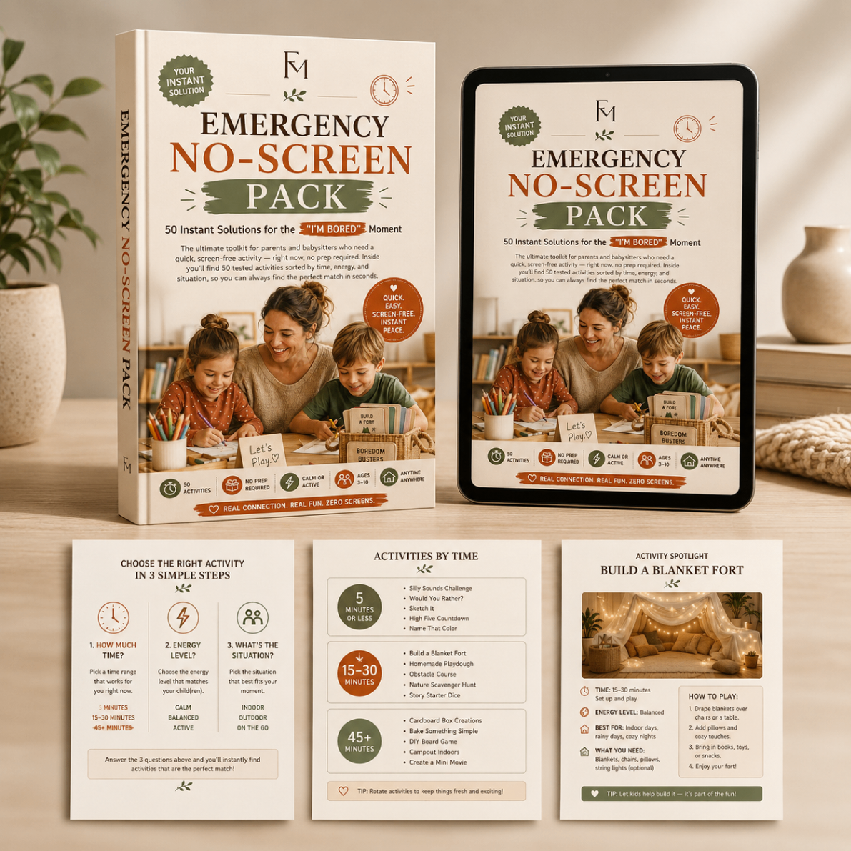 Emergency no-screen pack bonus preview
